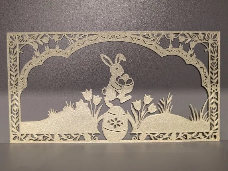 Arte da parete pasquale per bambini monocolore