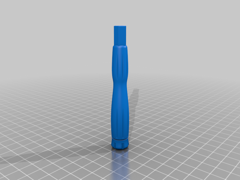 Precision Screwdriver for 4mm bits - print in place