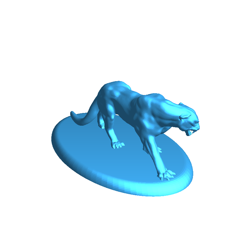 Panther Action 3D models download Creality Cloud
