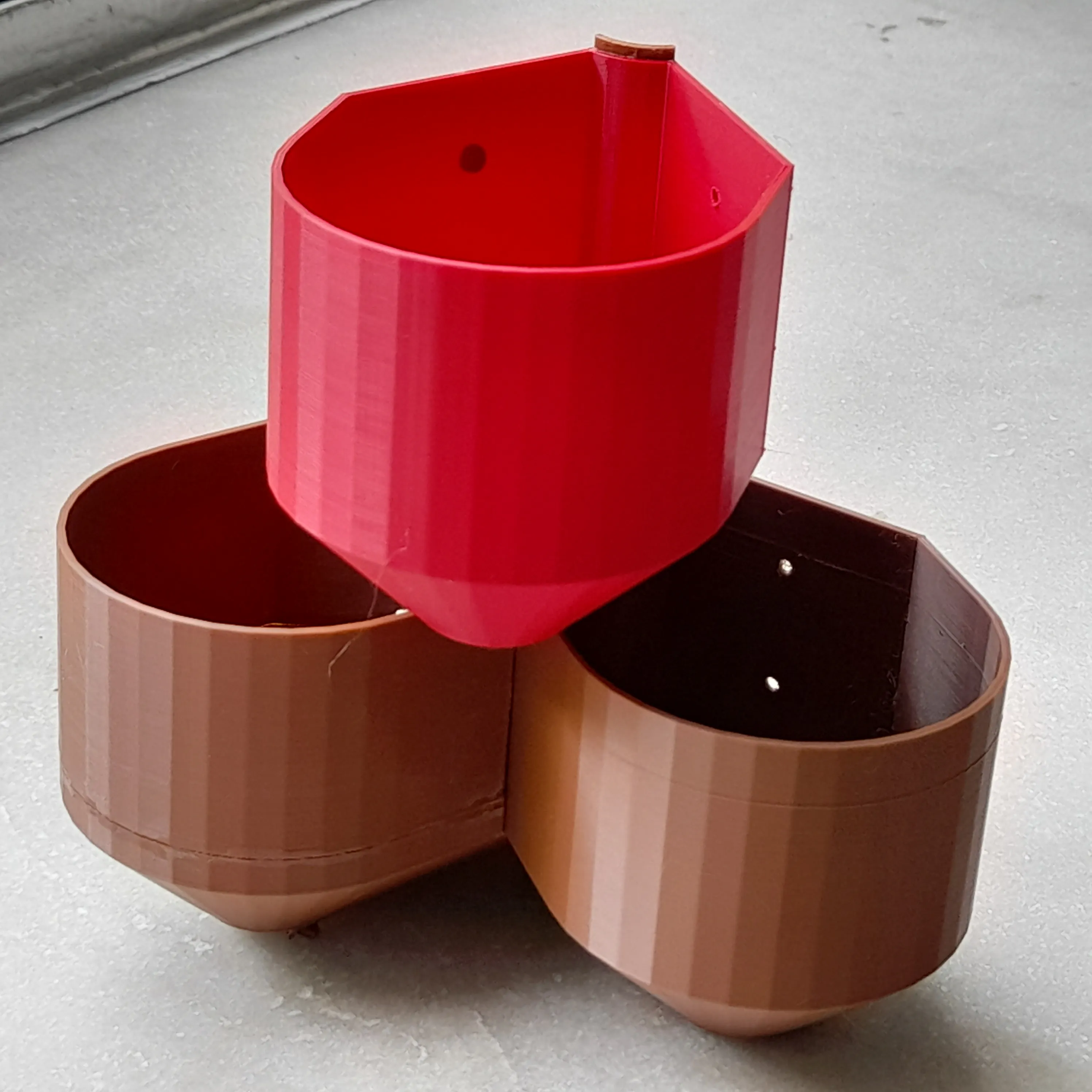 Wall Mounted Pots for Vertical Garden.-3
