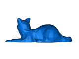 gato low poly -0