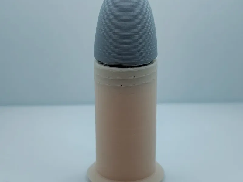 Bullet shaped container 