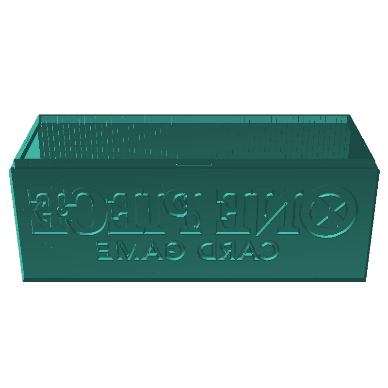 Card Box V2 - One Piece - 500 Cards (Non-Sleeved)