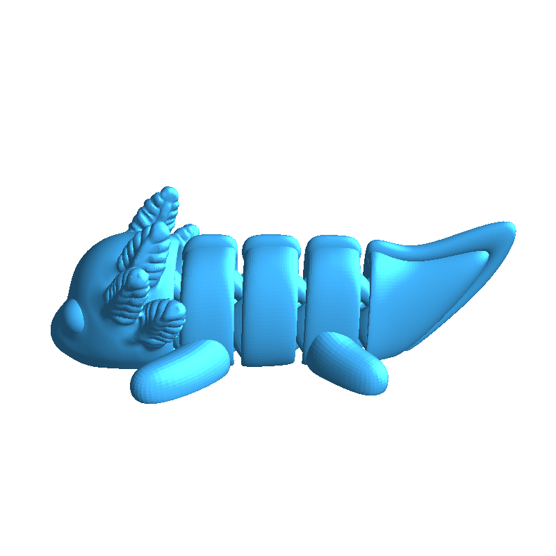 baby axolotl 2 | 3D models download | Creality Cloud