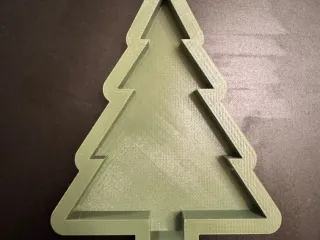 Christmas tree dish