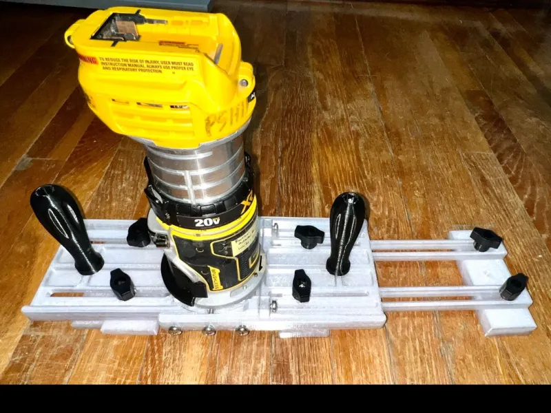 FIXED_Gabarit et accessoires d'utilisation universelle pour défonceuses DeWalt et Ridgid