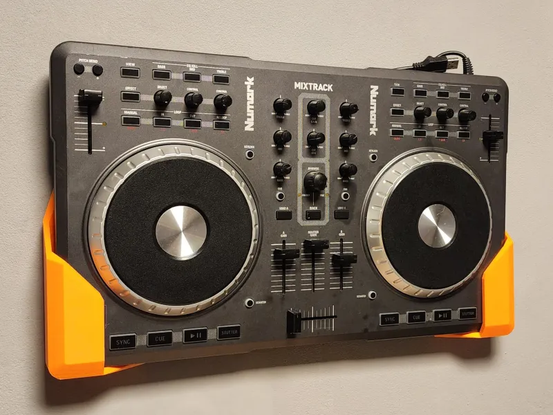 numark mixtrack wall mount