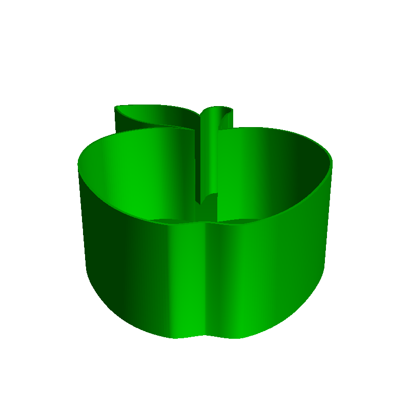Apple, nestable box (v1)