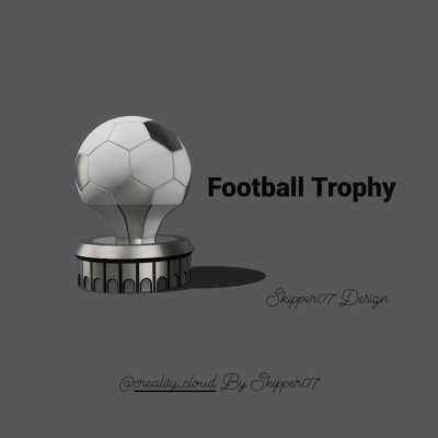 Football Trophy  3d model