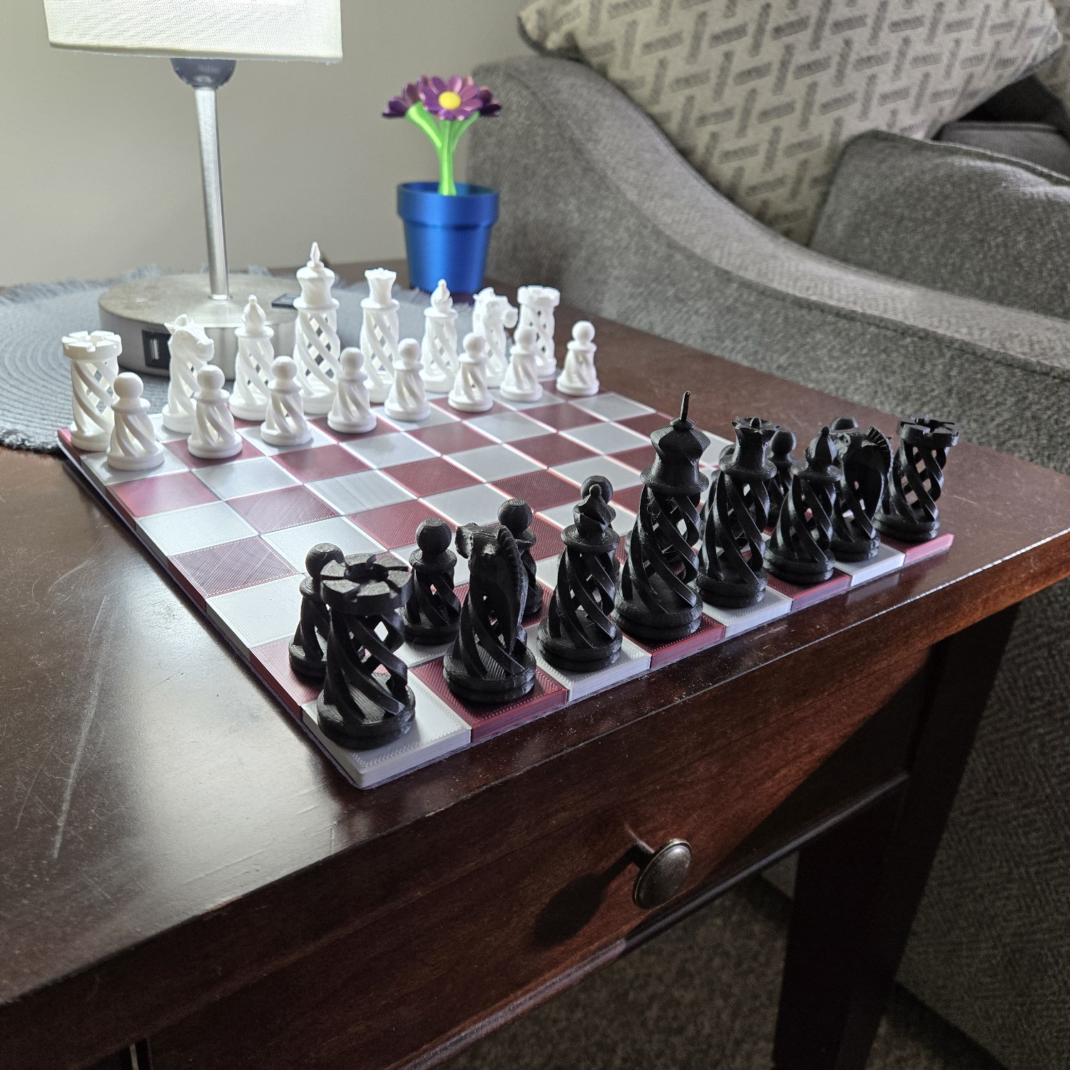 3D Printer Files | 3MF File | EZ SPIRAL CHESS