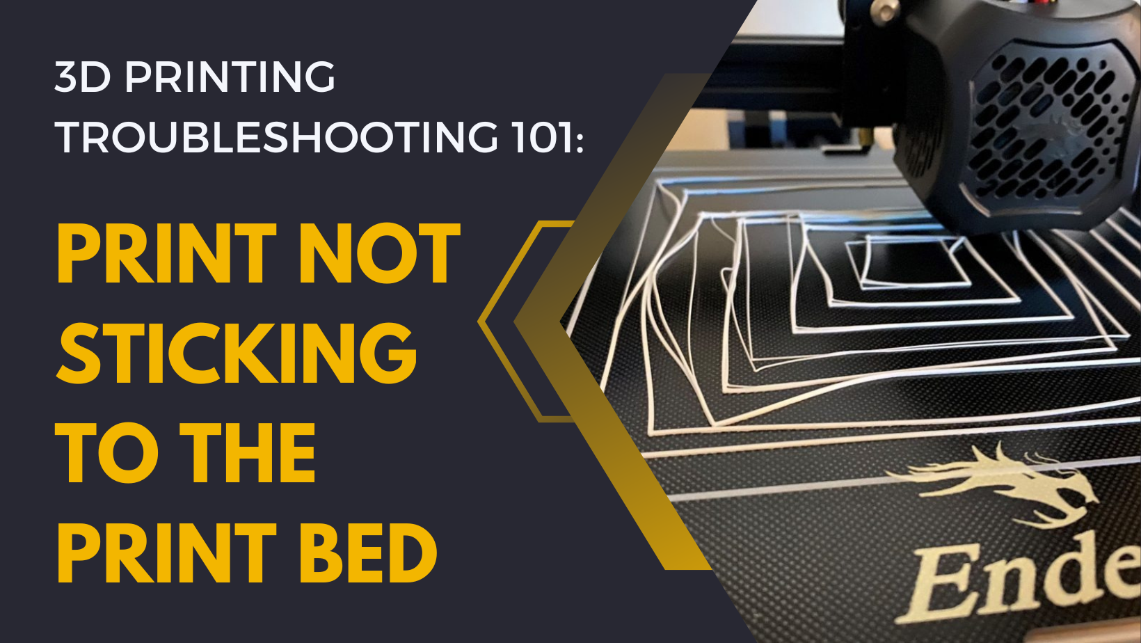 3D Printing Troubleshooting 101 Print Not Sticking to the Print Bed