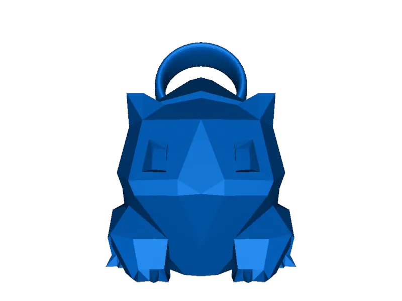 low res bulbasaur keyring original de flowalistik