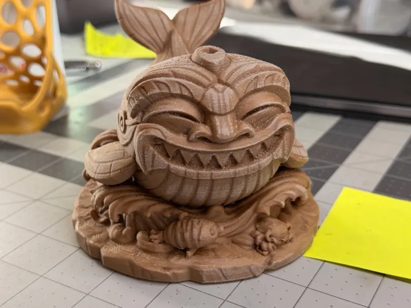 Tiki Whale 4 inch