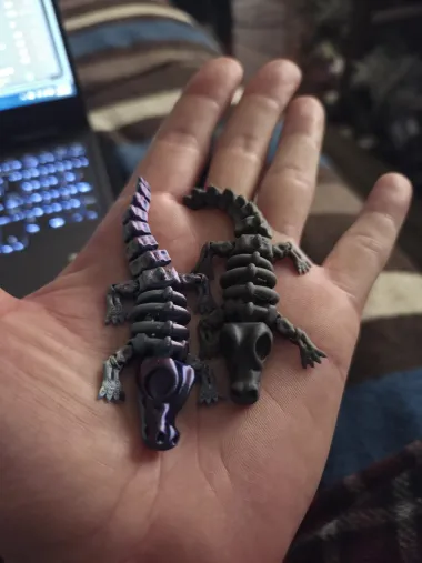 Articulated Skeleton Crocodile - Toys - PLA - 3D printed product - фото 22