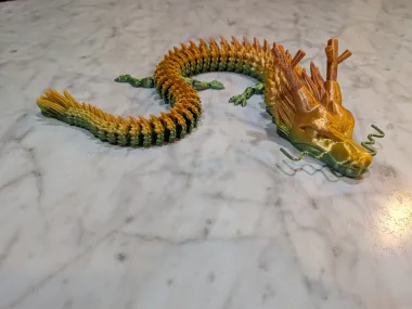 Flexi Dragon - Toys - PLA - 3D printed product - фото 20