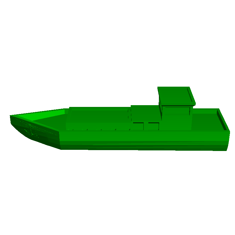 View of 3D Printer Files | 3MF File | boat | Creality Cloud