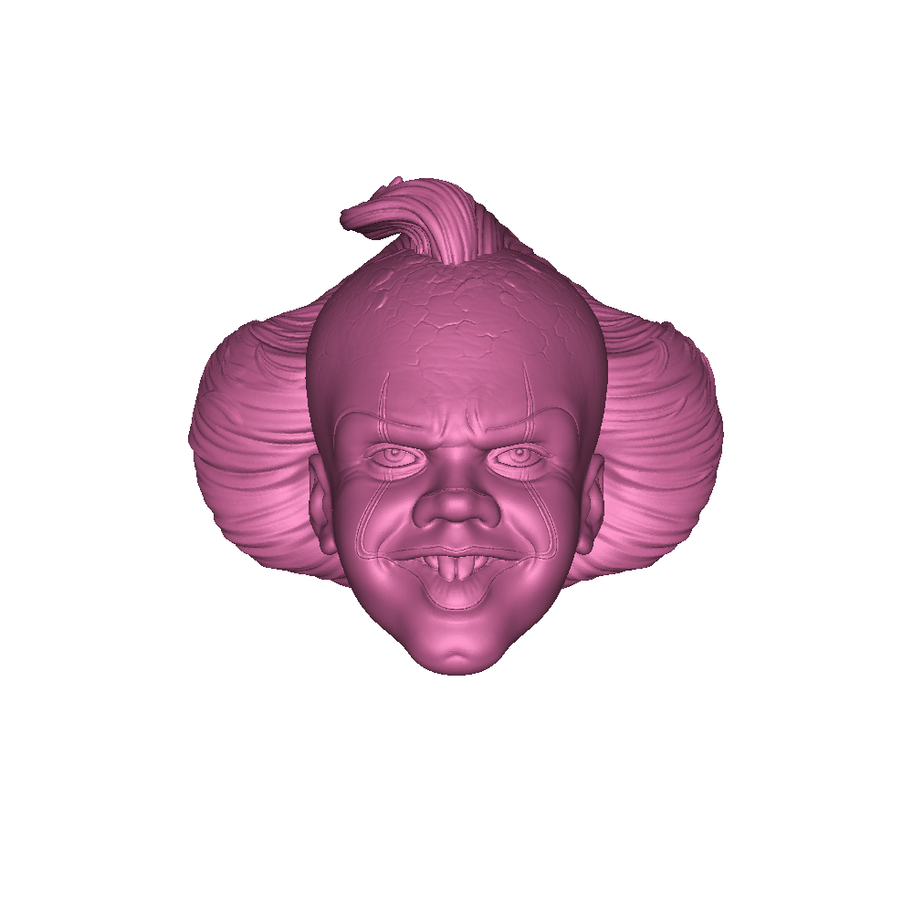 Pennywise Heads 3D models download Creality Cloud