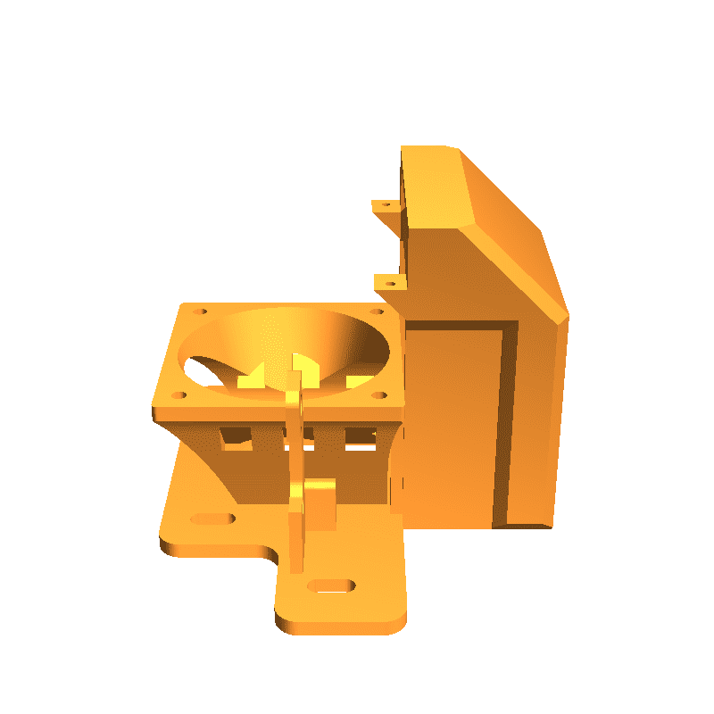 Ender 3 v2 Ventola ad azionamento diretto mod