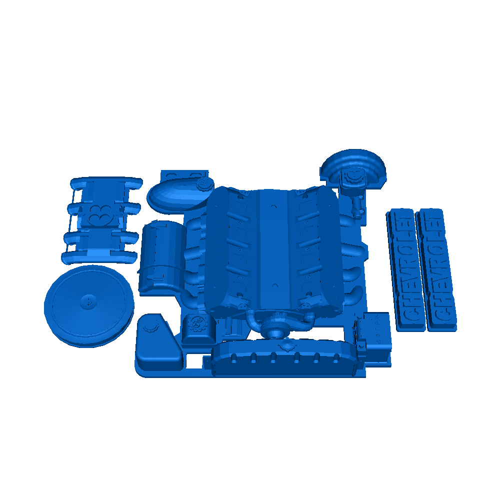 64 impala engine bay