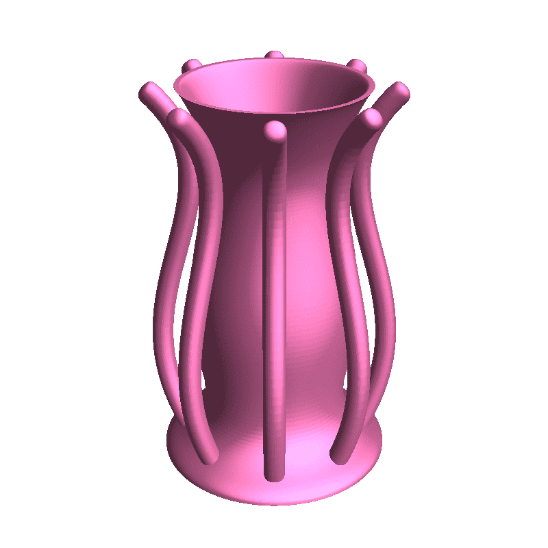 Snake vase