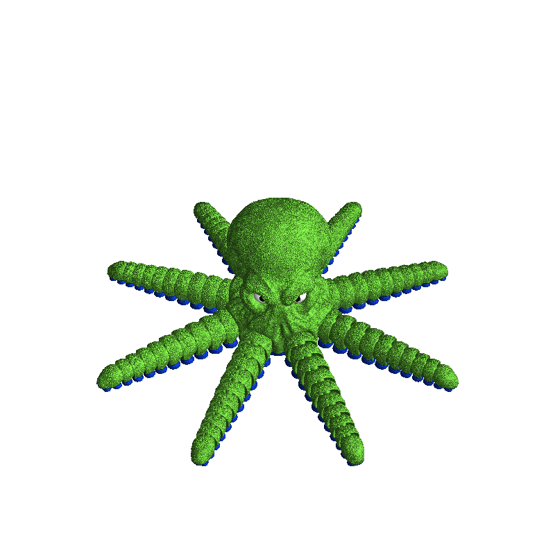 Шарнирный осьминог - Игрушки и игры - PLA - изделие 3D-печати - фото 25