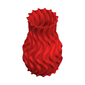 Wave vase / Straight vase