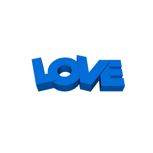 Love Sign (print And Paint) 