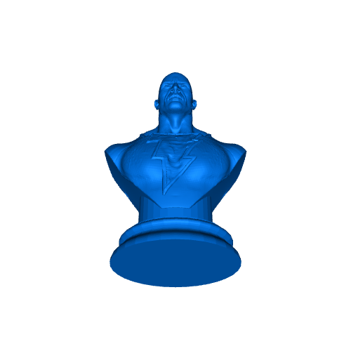 Black Adam Bust | 3D models download | Creality Cloud