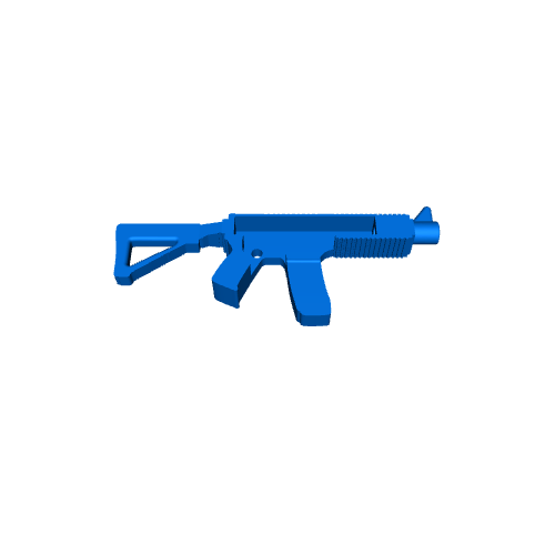 Tootpick Rifle | AR-15 Blaster | Keychain Rifle