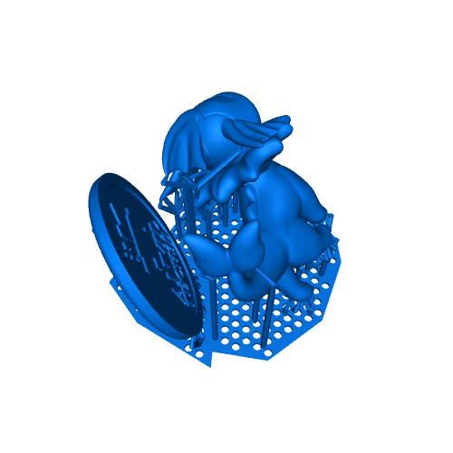 Vaporeon Chibi FanArt | 3D models download | Creality Cloud