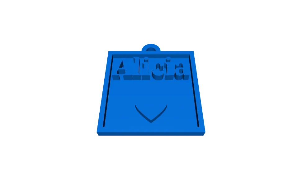 Alicia sleutelhanger