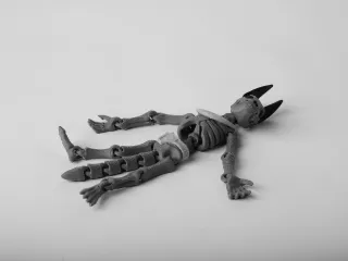 Anubis Skeleton Flexy - Articulated Resin Model