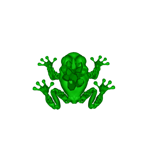 Flexi Crystal Frog | 3D models download | Creality Cloud