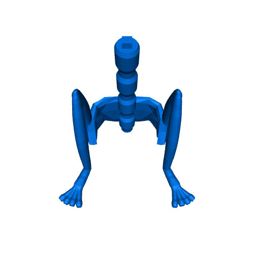 Stylized Cat Skeleton