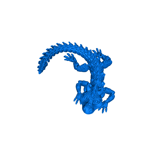 Articulated baby Dragon, print in place, no supports