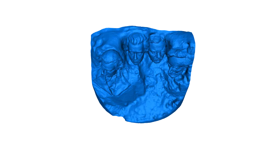 Stylized Mount Rushmore