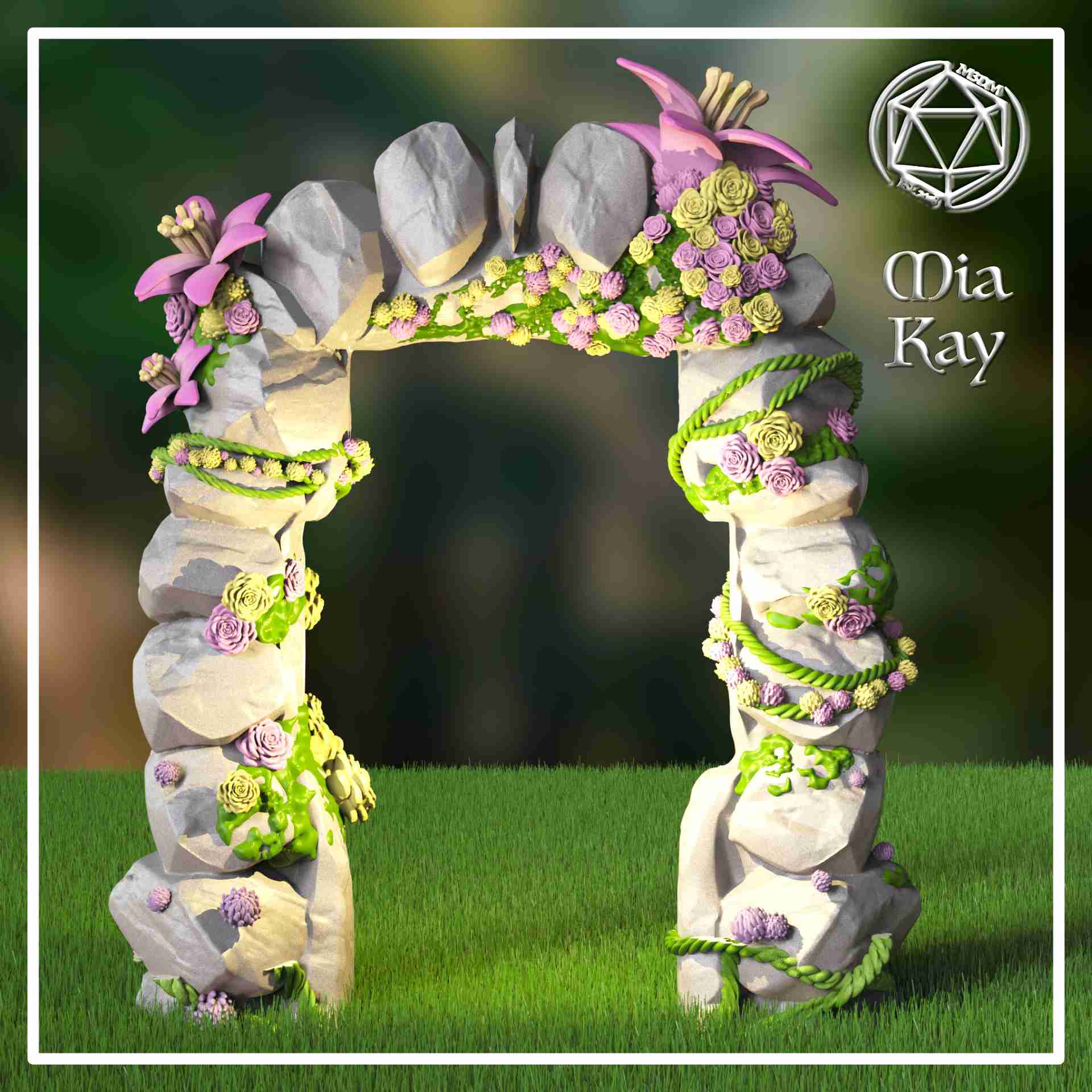 Flower Arch 3D models download Creality Cloud