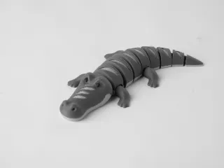 Baguette Crocodile Flexi Toy - Funny Fidget Animal