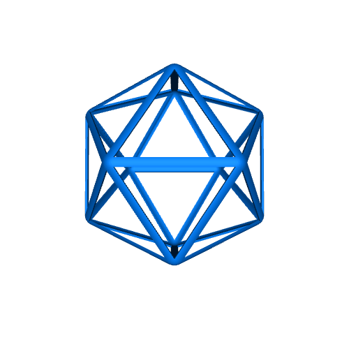 Wireframe Icosahedron | 3D models download | Creality Cloud