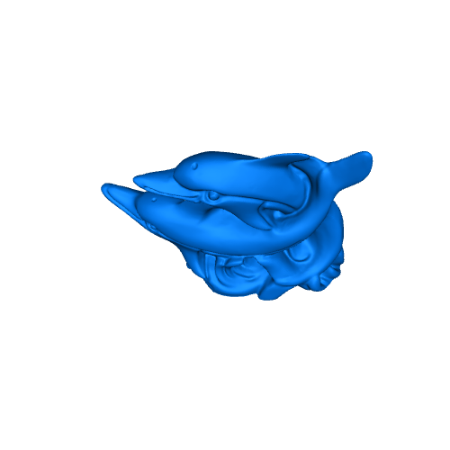 Dolphin wave | 3D models download | Creality Cloud