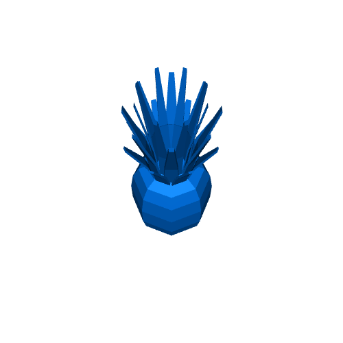 Low Poly Pineapple | 3D models download | Creality Cloud