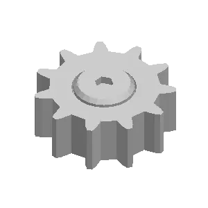 Gear Print In Place Pencil Spinner
