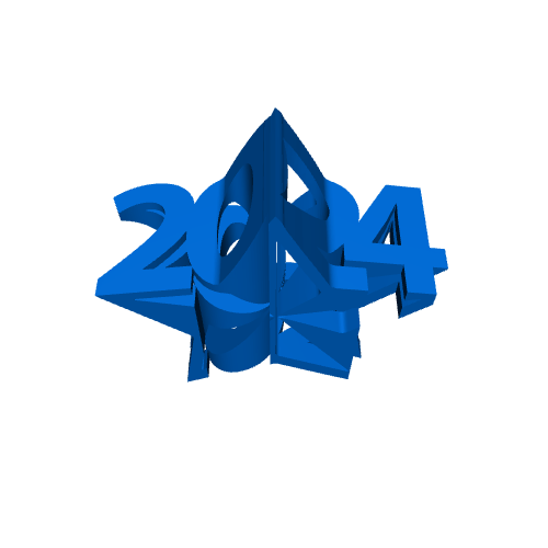 Text Flip 2024 Star 2 0 3D Models Download Creality Cloud   6fbd6395f85592808b1fddfd8528d3e2 