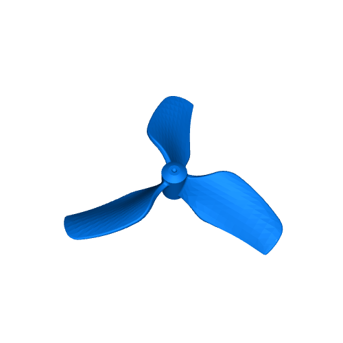 RC drone propeller - 3 blades | 3D models download | Creality Cloud