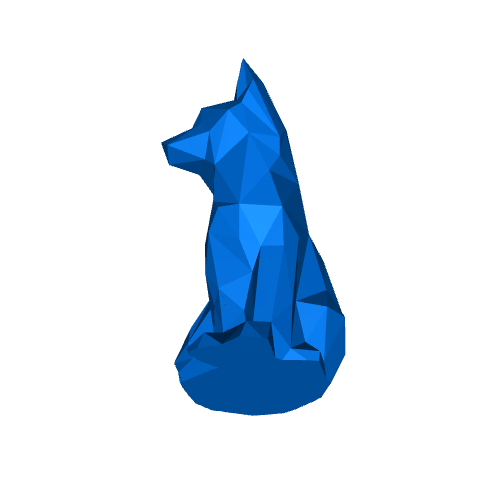 Fox Lowpoly Low poly | 3D models download | Creality Cloud