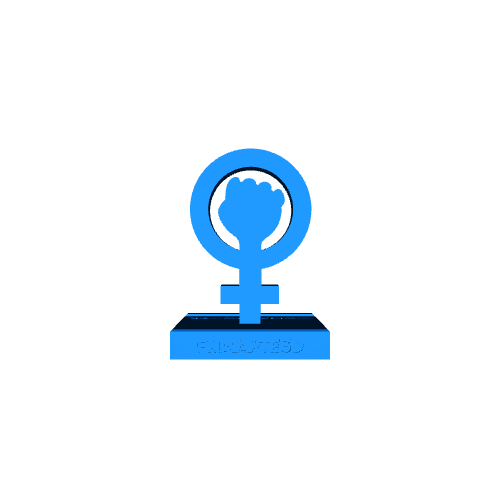 Woman Power Logo Phone Holder