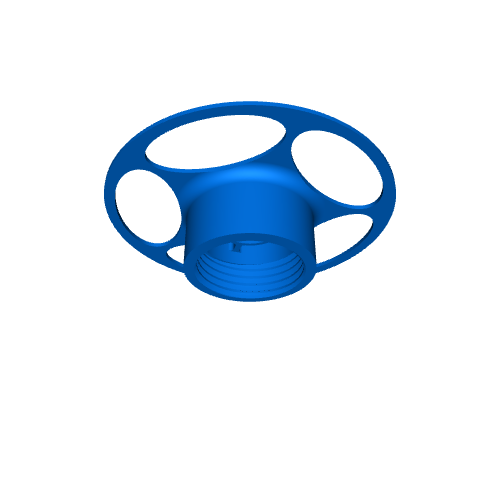 Collapsible spool for filament in skeins