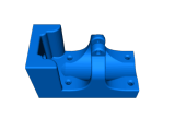 Dremel 3000 - Support avec aspiration par le bas // Halterung m-0