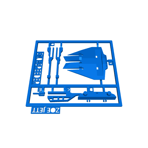 Star Wars Snowspeeder Kit Card by Zjett23 | 3D models download ...