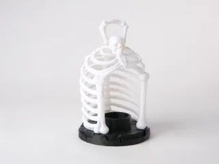 Skeleton Rib Cage Candle Holder